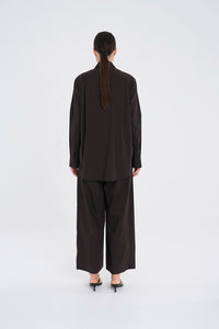 Mela Purdie Saville Shirt in Fudge F65 8920 - Pre-Order February Delivery