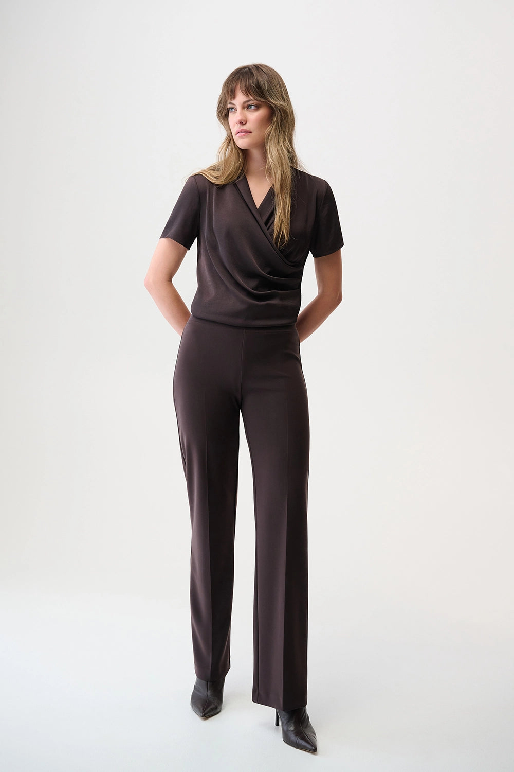 Joseph Ribkoff Classic Wide-Leg Pant 153088F25