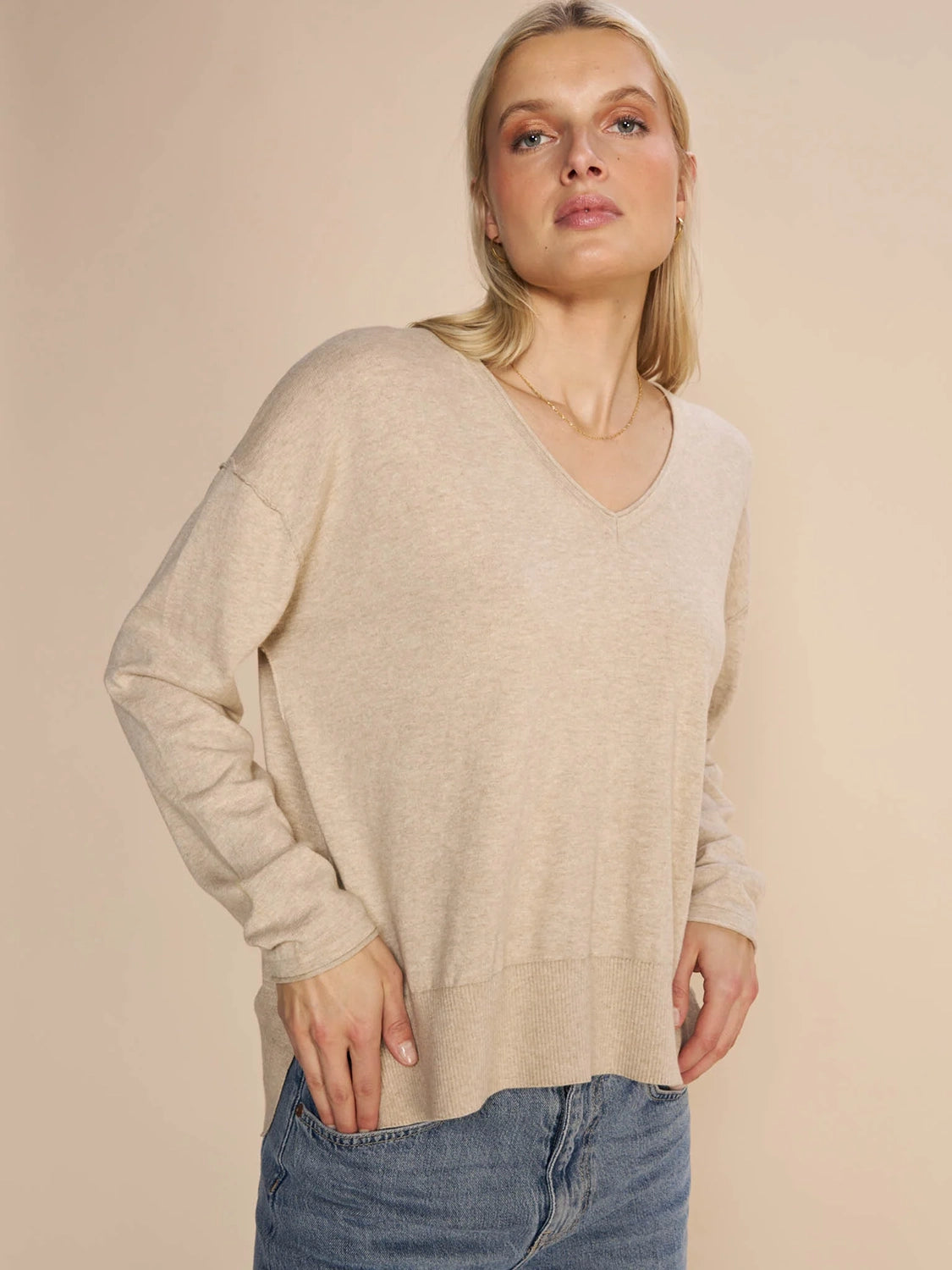 Mos Mosh Tani V-Neck Knit 158970