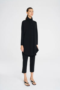 Mela Purdie Tab Funnel Jacket In Black F007 4206 - Pre-Order March Delivery