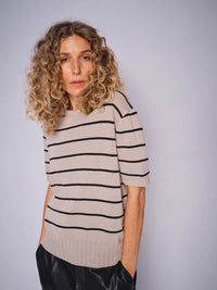 Mos Mosh Finlo Paper Ss Knit 168650