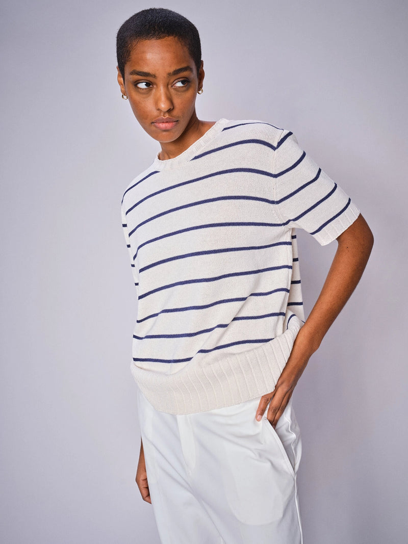 Mos Mosh Finlo Paper Ss Knit 168650