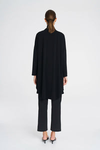 Mela Purdie Tab Funnel Jacket In Black F007 4206 - Pre-Order March Delivery