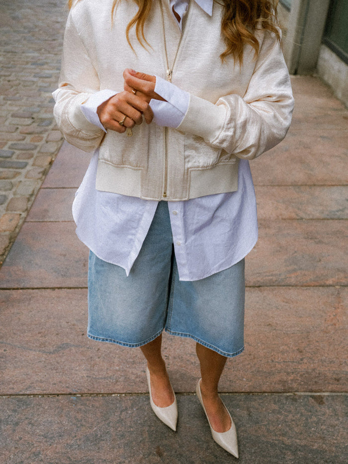 Mos Mosh Mathilde Urban Shorts in Light Blue 178890