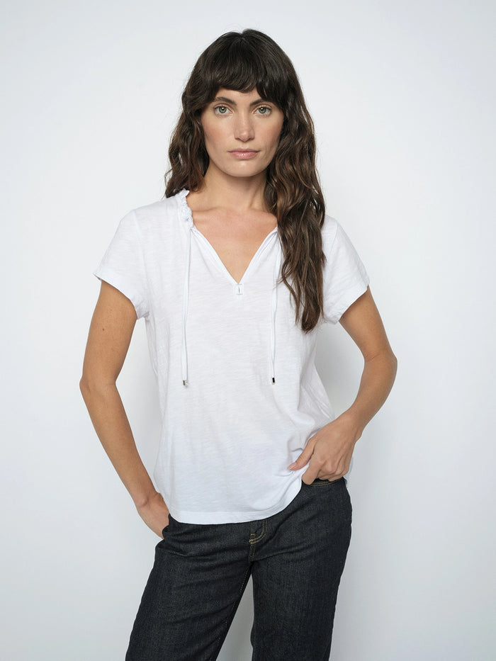 Mos Mosh Anly SS Tee in White 178950