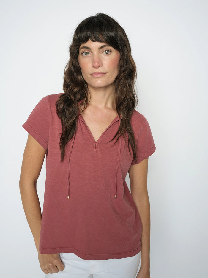Mos Mosh Anly SS Tee in Cowhide 178950
