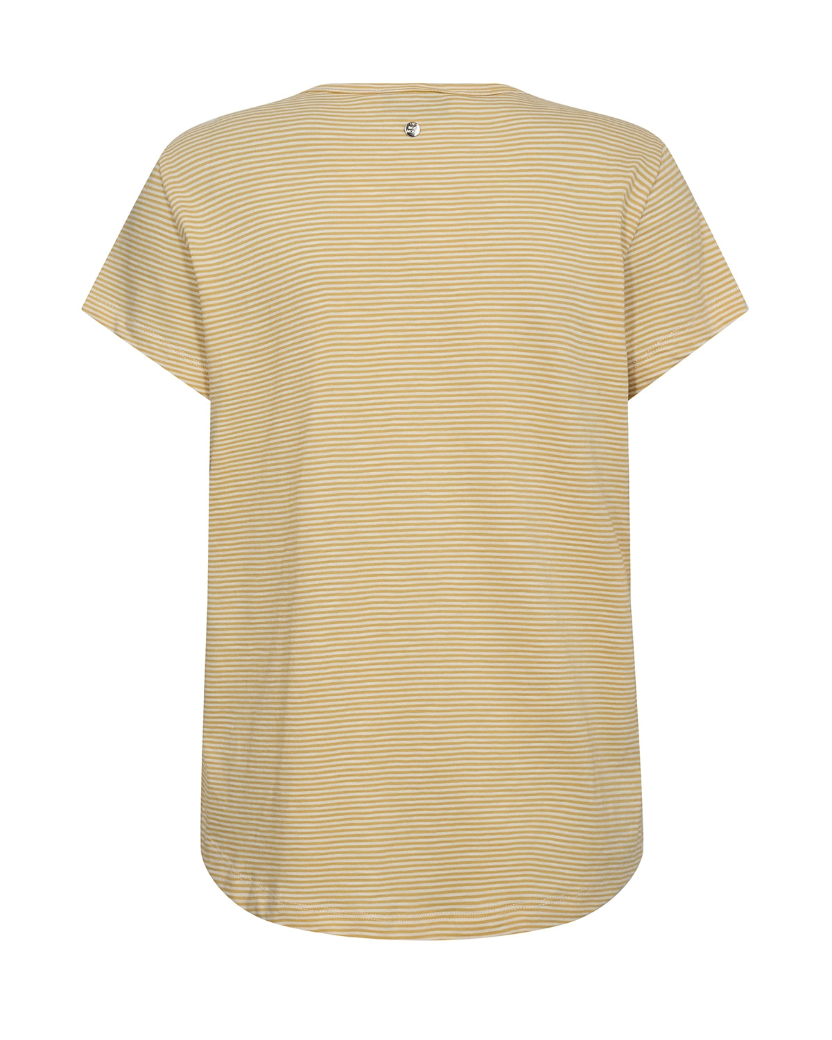 Mos Mosh Camp O-SS Stripe Tee in Rattan 178960