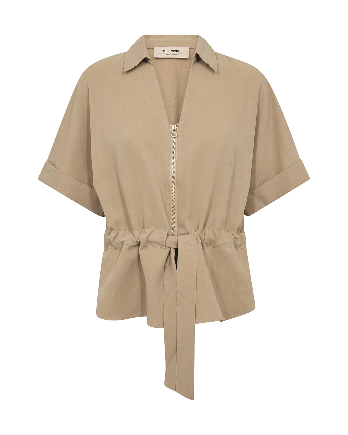 Mos Mosh Indie Gunilla Blouse in Sesame 179370