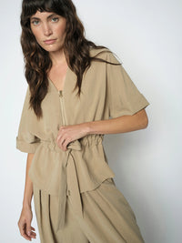 Mos Mosh Indie Gunilla Blouse in Sesame 179370