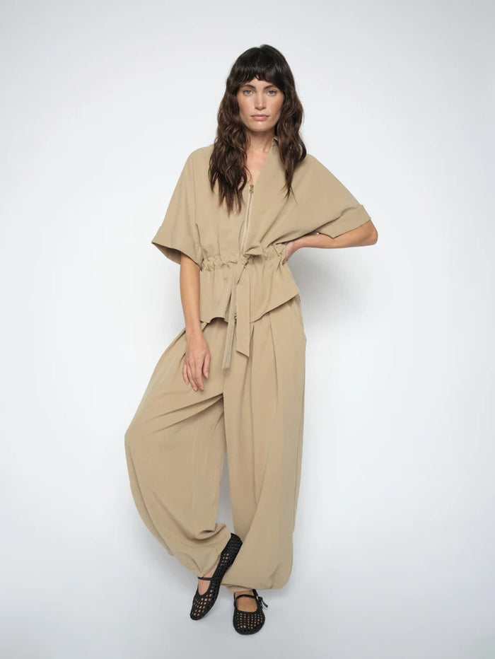 Mos Mosh Indie Gunilla Blouse in Sesame 179370