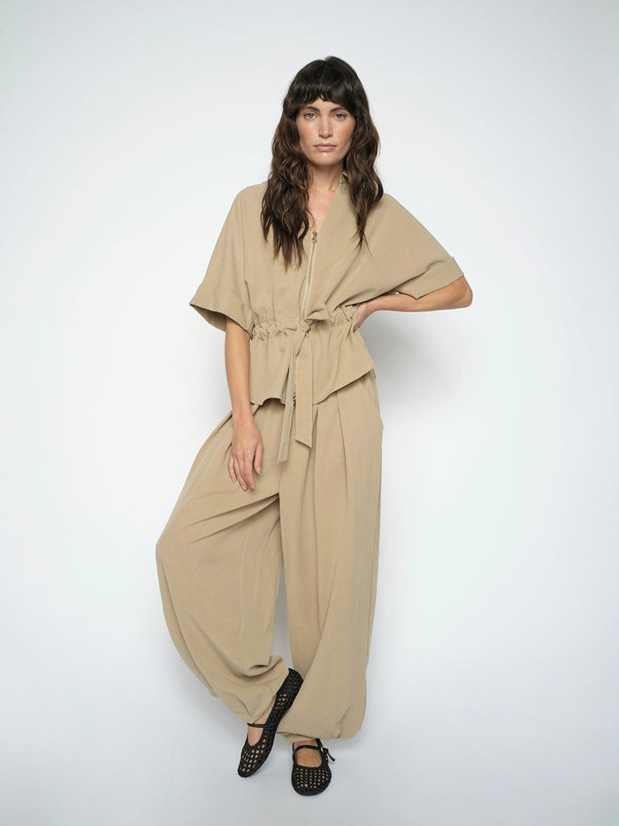 Mos Mosh Nuello Gunilla Pant in Sesame 179490