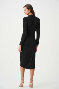 Joseph Ribkoff Silky Knit Sheath Wrap Dress Signature | Silky Knit Sheath Wrap Dress 263709