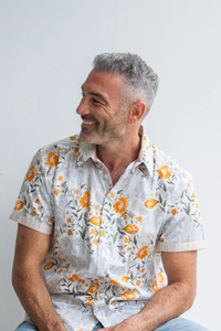 John Lennon Lewes Short Sleeve shirt in Amber JLW1124