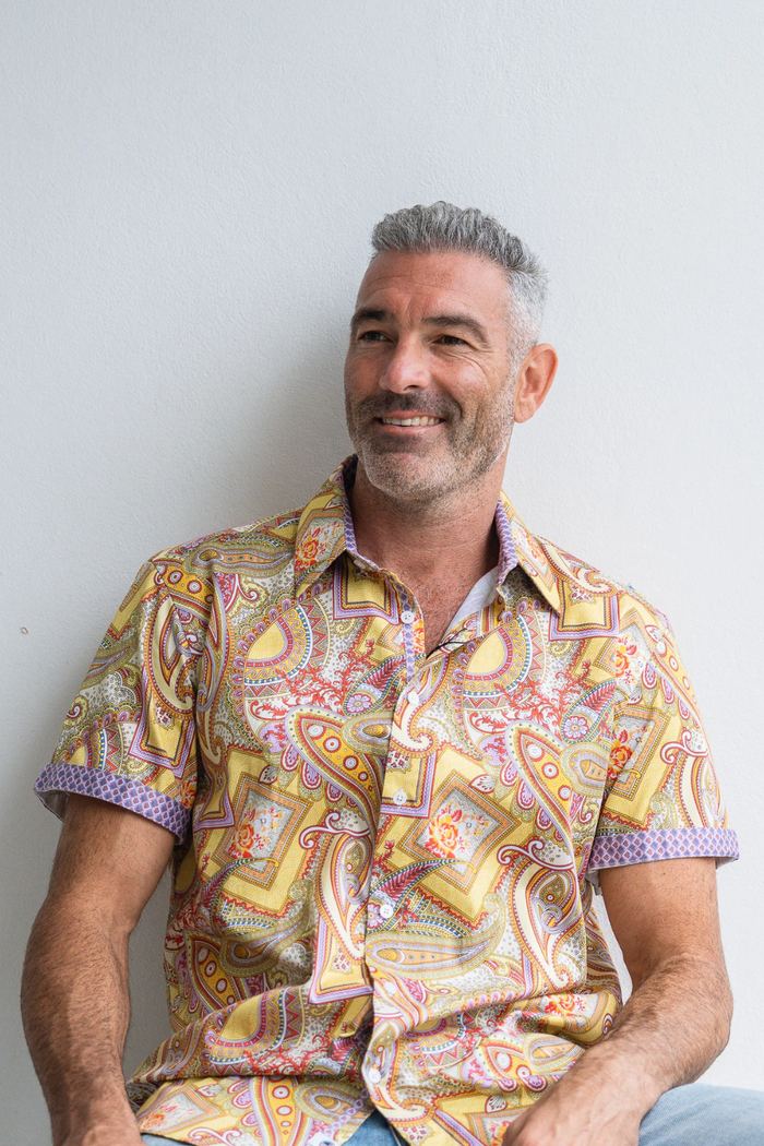 John Lennon Bath Short Sleeve shirt in Multi JLW1101