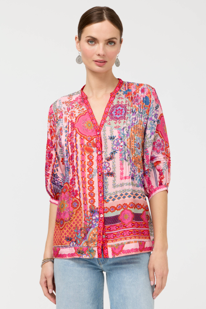 Johnny Was Vacanza Blouse - Tami C19026-4