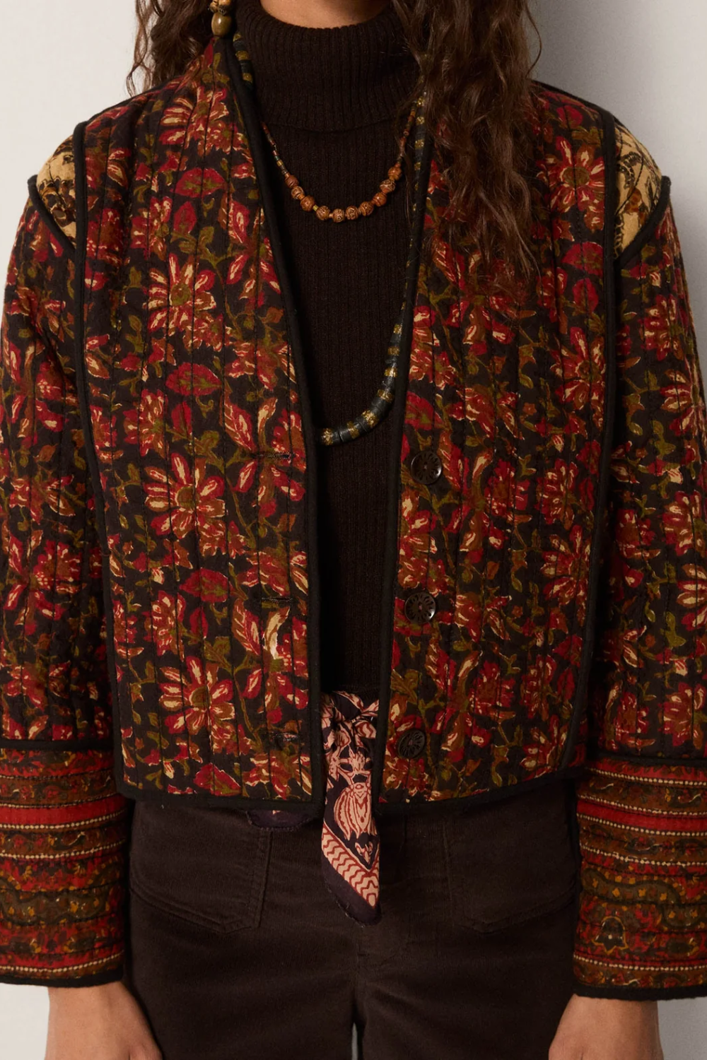 Maison Hotel Isabelle Jacket in Autumn Leaves - Pre-Order January Delivery