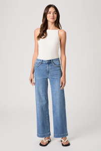 Paige Anessa Jeans 31”  with Braided Pocket in Encino 1N24F72-D079