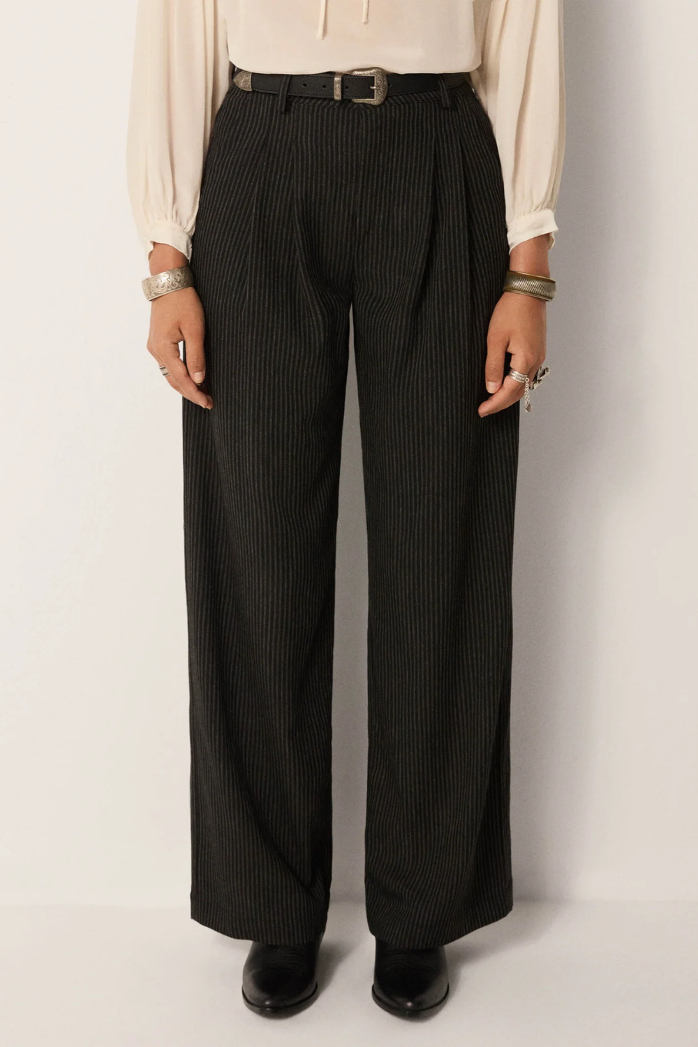 Maison Hotel Charles Pant in Frac Stripes - Pre-Order January Delivery