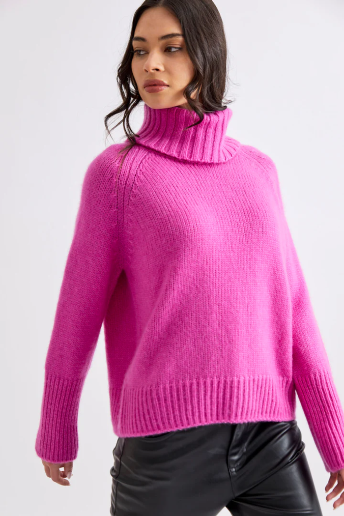 Mia Fratino Banks Soft Rollneck in Camelia 26032