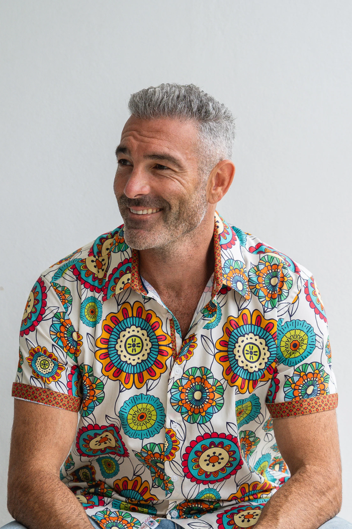 John Lennon Brighthouse Short Sleeve shirt in Multi JLW1108