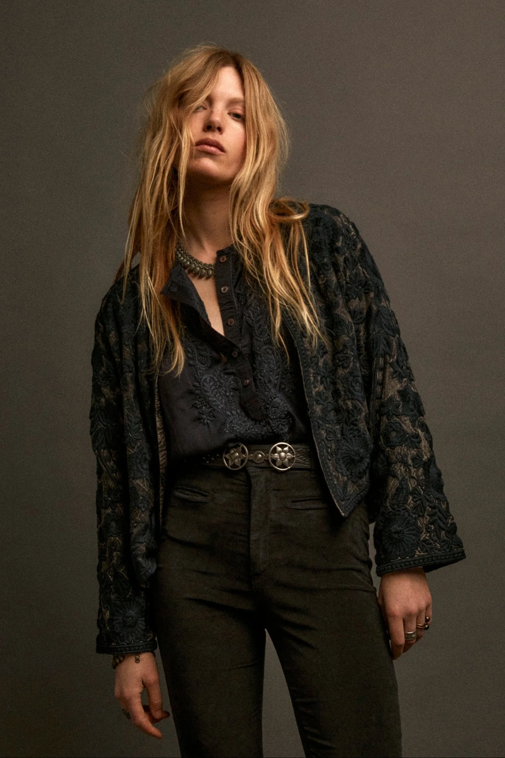 Maison Hotel Balani Jacket in Deep Black - Pre-Order January Delivery