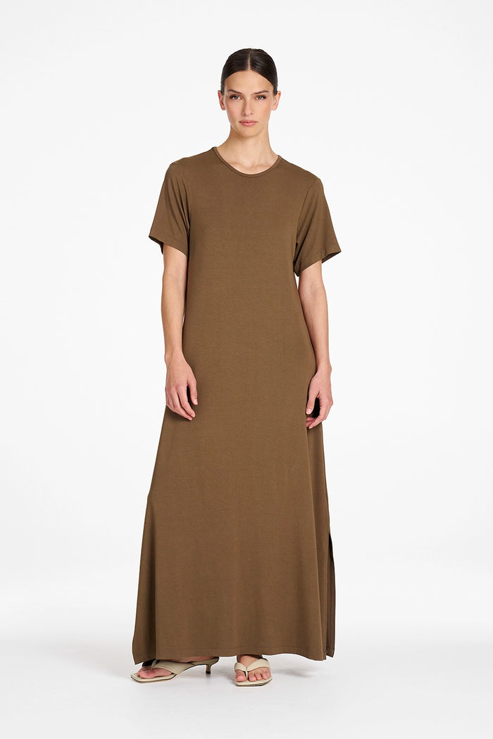 Mela Purdie Box T Dress in Umber F01 3040 - Pre-Order October Delivery