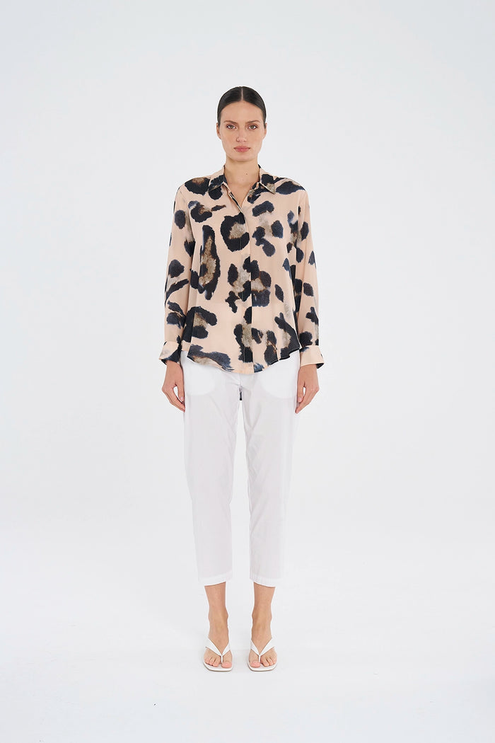 Mela Purdie Soft Shirt in Blurr F855 2822 - Pre-Order February Delivery