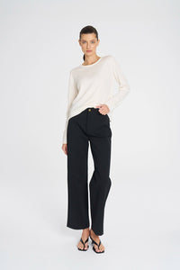 Mela Purdie Fly Front Pant In Black F103 1827 - Pre-Order March Delivery