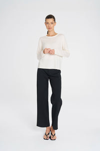Mela Purdie Fly Front Pant In Black F103 1827 - Pre-Order March Delivery