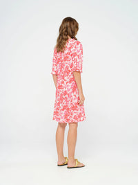 One Season Middy Indi-Antigua Pink-Cotton-Pink Dress 07628-6037