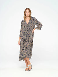 One Season Dress Mia-Costa Brava Navy-Viscose-Navy 09633-658