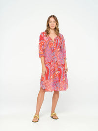 One Season Middy Poppy Brazil Cotton Coral 07634-654