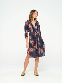One Season Middy Poppy-Cyprus-Cotton-Navy 07636-654