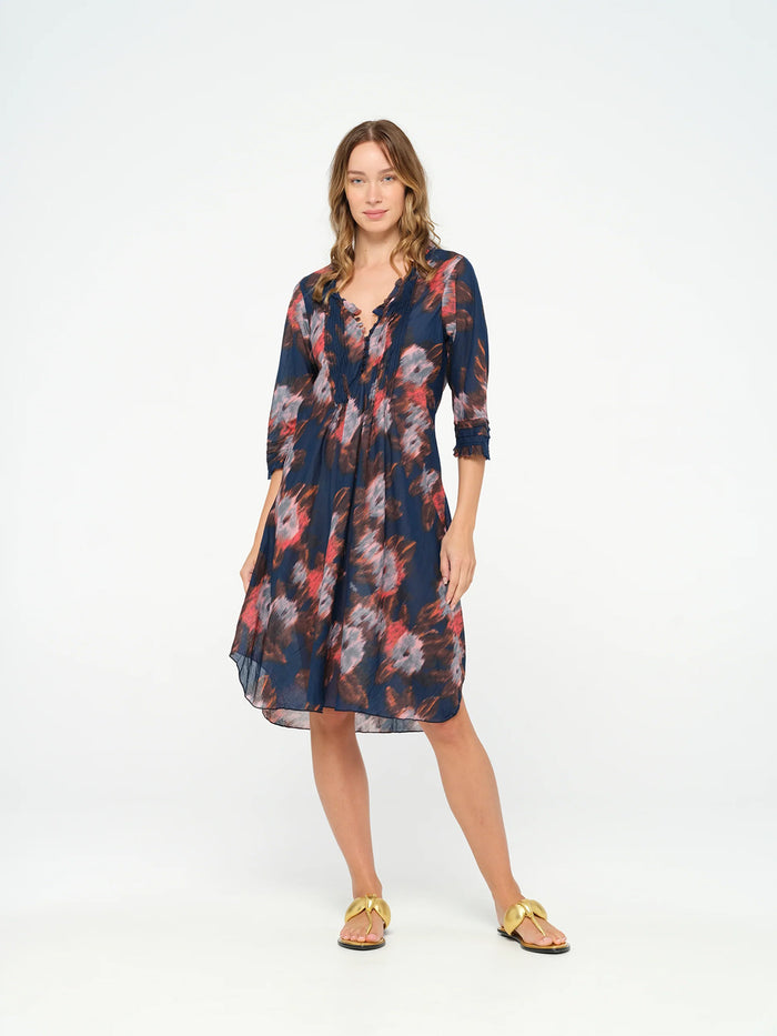 One Season Middy Poppy-Cyprus-Cotton-Navy 07636-654