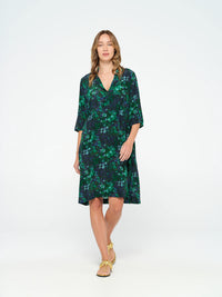 One Season Jazz Villandry Navy Viscose 09638-6012