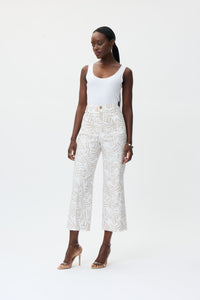 Joseph Ribkoff Tropical Print Wide-Leg Pants Jr232256