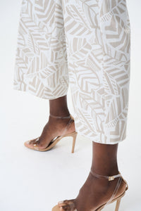 Joseph Ribkoff Tropical Print Wide-Leg Pants Jr232256