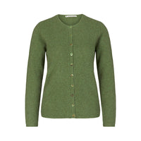 Mansted Zolanda 100% Yak Cardigan in Grape
