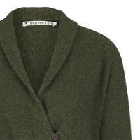 Mansted Zonia Yak Coatigan in Cold Green
