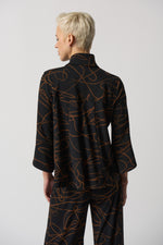 Joseph Ribkoff Abstract Print Trapeze Jacket Jr233270