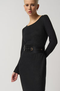 Joseph Ribkoff Sweater Knit Sheath Dress Jr233273