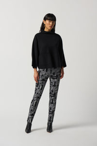 Joseph Ribkoff Abstract Print Slim-Fit Pants Jr233285