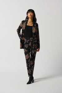 Joseph Ribkoff Word Print Slim-Fit Pants Jr233286