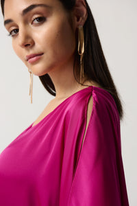 Joseph Ribkoff Satin Cape Top Jr233754