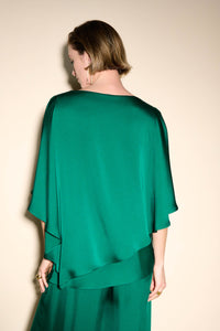Joseph Ribkoff Satin Cape Top Jr233754
