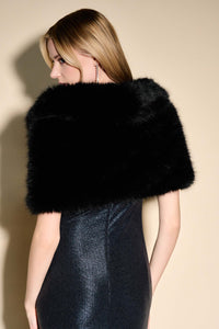 Joseph Ribkoff Faux Fur Cape Jr233796