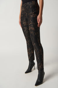 Joseph Ribkoff Animal Print Slim-Fit Jeans Jr233915