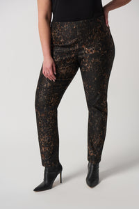 Joseph Ribkoff Animal Print Slim-Fit Jeans Jr233915