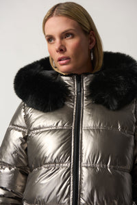 Joseph Ribkoff Hooded Puffer Coat Jr233923