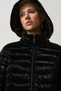 Joseph Ribkoff Metallic Puffer Jacket Jr233967
